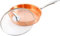 Kupferpfanne mit Glasdeckel – Antihaft-Bratpfannen-Set 22 cm, kühler Griff, aus massivem Kupfer – Deckel inklusive, ideal zum Kochen und Braten (mit Deckel 22 cm)