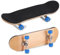 Mini-Finger-Skateboard, Griffbrett aus Ahornholzlegierung, Legierung, Vollahornholzbrücke mit Box, Reduziert den Druck für Kinder (Dunkelblau)