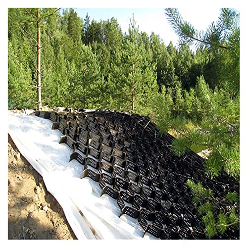 Robustes Rankgitter für Gartengestaltung, 5 cm tief, Traglast 3628 kg, ideal für Waben-Stützmauern am Hang (4 x 10 m)
