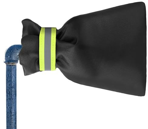 BEEWAY Copertura per rubinetto da esterno per l'inverno, grande copertura antigelo per rubinetto esterno con striscia riflettente, giacca impermeabile ispessita per rubinetto protegge il rubinetto