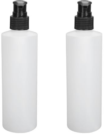Bonbela 2 Pièces 250ml Distributeur D'huile de Massage Rechargeable Réutilisable Crème Shampooing Pompe Distributeur pour Chauffe-huile de Massage