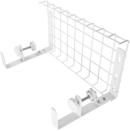 DIYEAH Desk Cable Management White Cable Trunking Tray No Drill Mounting Cord Organizer