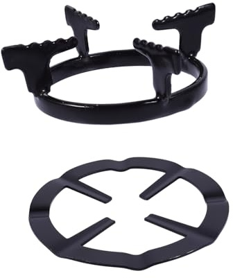 HEALEEP 2 Piezas Soporte Para Estufa De Gas Rejillas De Cocina Para Hornillas De Gas Accesorios Para Para