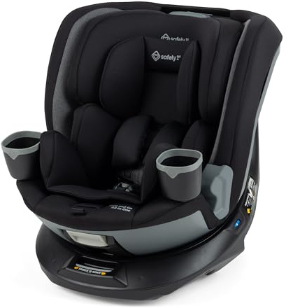 Safety 1ˢᵗ® Turn and Go 360° Rotating All-in-One Convertible Car Seat, Black Beauty