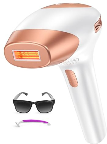 Laser Hair Removal Device with 9 Energy Levels | IPL Hair Removal Device, 999,900 Flashes, at Home Laser Hair Removal Device for Women, Men, Face, Bikini, Body