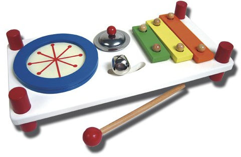 REIG Musikalischer Percussion-Tisch aus Holz