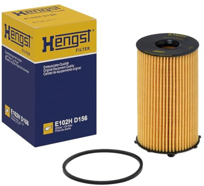 HENGST - Ölfilter E102H D156 - Öl-Filtereinsatz für KFZ | Hochwertiger Motorölfilter für KFZ mit Otto- oder Dieselmotor - Robuster Ölfilter mit hoher Schmutzaufnahmefähigkeit