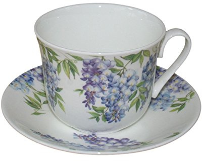 Roy Kirkham Wysteria Breakfast Cup and Saucer