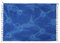 Ciffre Sarong Strandtuch Tuch Schal Lunghi Pareo Dhoti Wickelrock Blume Sommer Blau + Schnalle