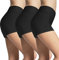 iloveSIA 3X tanzen Shorts Sportshorts Damen Schwarz Stretch-Boy Shorts Fitness Badeshorts,XL