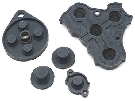 Cuscinetti in gomma conduttiva in silicone per pulsanti console GameCube NGC Parte di ricambio per riparazione