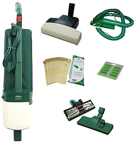 Aspirapolvere Vk121 Rigenerato Spazzola con Ruote Scegli la Composizione (Vk121+Battitappeto+Picchio)