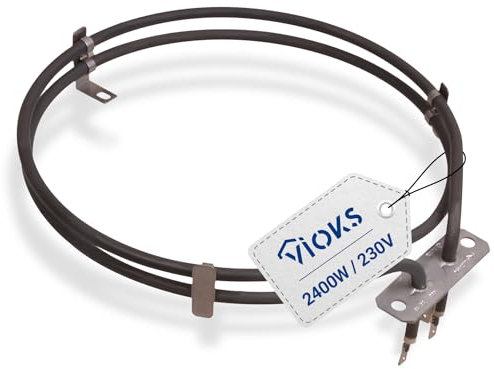 VIOKS Herd Heizelement 2400W 230V Ersatz für EGO 20.27194.000 Juno AEG 1250249216003 Heizspirale Backofen - Ofen Spirale/Ringheizung Backofen Bauknecht Electrolux Juno