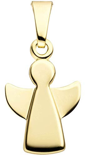 Anhänger Goldanhänger Halsschmuck, Engel Schutzengel aus 333 Gold Gelbgold