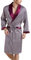 FEOYA - Robe de Chambre Homme en Soie Artificielle Peignoir de Bain Manches 3/4 Kimono Homme Grande Taille pour Pintemps Eté Automne Style 2 Taille XL