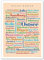 Poster Ostsee Wörter (30x40 cm)