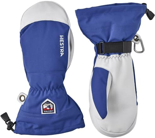 Hestra Army Leather Heli Ski- und Kaltwetter-Fäustlinge, königsblau, 43 EU