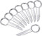 8 Pieces Radio Removal Tool Key Tool with Easy Grip Handles Compatible with Ford, Mercedes and