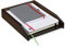 Relaxdays Briefablage stapelbar, DIN A4 Papier, Büro, Schreibtisch, Dokumentenablage Bambus, HBT: 6 x 25 x 33 cm, braun