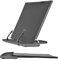 Locisne Portable réglable Support Livre en métal, Pliant Anti-dérapant Support Livre Reste Support Bureau Serre Livre Recettes Porte-Document de Lecture pour l'école Bureau à Domicile