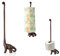 Comfify Porte-Serviettes en Fonte en Forme de Dinosaure, Support de Papier Toilette sur Pied, Marron Rustique avec Finition Vintage