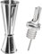 Jigger und Messbecher Bar-Set - Doppel Jigger mit ClickSeal Schnellausgießer - spülmaschinenfest, universell einsetzbares Cocktail Zubehör