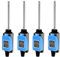GUUZI 4 pezzi ME-9101 Interruttore di Finecorsa Momentaneo con Asta a Molla Elicoidale Flessibile (1NC + 1NO) 0~250V/5A