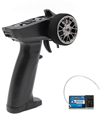 Télécommande 2 rc boat parts 4 GHz 4 Canaux, émetteur et Récepteur de Télécommande Radio 4 Canaux avec Configuration Pistolet-poignée, Accessoire de Système Helicópteros y cuadricópteros