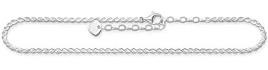 Thomas Sabo Fußkette Recyceltes 925 Silber, 22-27 cm, AK0035-001-21-L27V