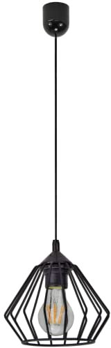 Adviti WAYA Suspension Metal Noir E27 60W (long)