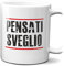 STAMPATEK Tazza Colazione Pensati Sveglio, Tazze Divertenti Regalo Uomo Compleanno, Tazza Tisana Divertente Regalo Collega, Regali Divertenti Uomo, Idea Regalo Uomo, Pensierini Originali