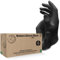AMPri Biologisch abbaubare Nitrilhandschuhe, schwarz, 100 Stück/Box, Größe XL, puderfrei, Nature Gloves by Med-Comfort: Nitril Einmalhandschuhe in den Größen XS, S, M, L, XL erhältlich