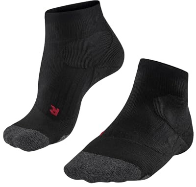 FALKE Herren PL2 Short Padelsocken schnelltrocknende atmungsaktive Baumwolle Funktionsmaterial mittelstarke Polsterung Padeltennis antiblasen griffiges Garn gegen Rutschen 1 Paar | Stabilisierende Socken für Hartplätze