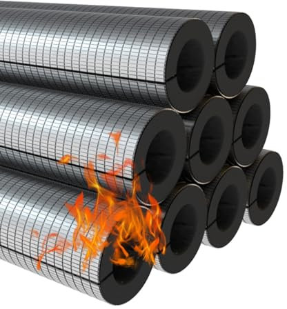 1Pcs Rollo Aislante Espuma Autoadhesiva, Aluminio Fundas De Aislamiento , Protección Contra La Congelación, Recubrimiento De Tuberías, Para La Cubierta De Espuma De Tuberías ( Color : Wall thickness 3
