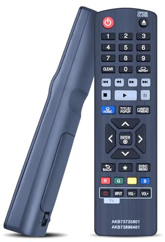 AKB73735801 Sub AKB73896401 Replacement Remote Control for LG Blu-Ray Disc DVD BD Player, Compatible with BP330 BP330N BP530 BP540 B0540N BP550 BP550N BP735 BP735B BPM33 BPM53 BPM53N BPM54 BPM54N