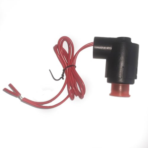 Fimco Manufacturing Inc. - Solenoide di ricambio per irrigazione in linea da 24 Volt AC, con coperchio condotto da 3/4 - 20 fili, design a fondo piatto