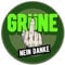 Sammys Shirt Store Grüne-Nein Danke Finger Aufkleber 4,5 cm