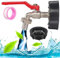 Uni-Fine Adattatore per Serbatoio da 1000 l, Rubinetto S60X6, Connettore Filettato IBC da 3/4, IBC Serbatoio Adattatore Rubinetto per Cisterna da 1000 litri per la Raccolta di Acqua Piovana