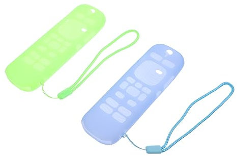Homoyoyo 2 Pièces boîtier de télécommande Caisson étanche Cas pour la télévision telecommande télécommandé Coque Protection étui de télécommande en Silicone Couvercle en Silicone à Distance