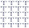 CAIONPLE 20 Stück Photovoltaikplattenablaufbügel Oberflächenplatte Solarpanel-Ablaufclip zum Entwässern Von Solarmodulen 30mm Strapazierfähig Einfache Installation