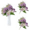 astylishome Kunstblüten Künstliche Pfingstrosen Sträuße 14 Blüten Realistische Vintage Blumen für Zuhause Hochzeit Büro Party Dekoration Blumenarrangement Mittelstücke 1011