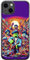 EZB Fun Gaming Theme Ro-blox iPhone Compatible Phone Case | Flexible Shock Absorbent Edges Colourful unique Pop Art Phone Cover | Ro-blox Colourful (iPhone XR) Purple