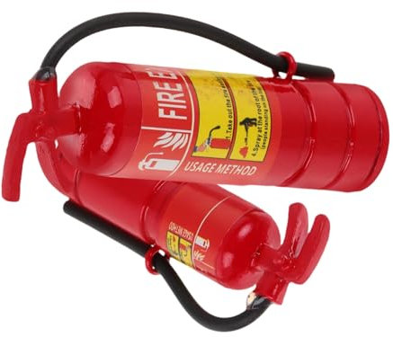 PHENOFICE 2piezas Mini Extintores De Incendios Accesorios para Casa De Decoración Escénica para y Proyectos