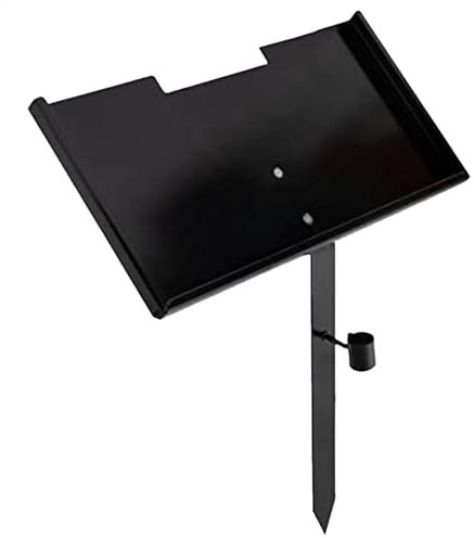 Gedenkständer für Grabstein – kleiner Gartengrabstein Ständer mit Blumenständer für Gedenksteine und Haustiere