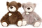 Door Wedge Stoppers Stop Animal Indoor for All Type of Surfaces Floor Anti Skid & Heavy Duty - Fluffy Bear Doorstop | Any Random Color Will Deliver (Assorted)