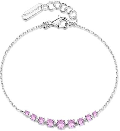 Brosway Bracciale da Donna Collezione Fancy della Linea Vibrant Pink. Bracciale in Argento 925 rodiato, e zirconi Rosa. La Lunghezza è: 18 cm. La referenza è: FVP118