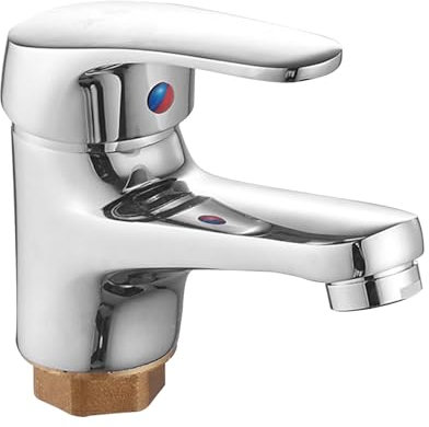 Rubinetto da bagno Sink, Singola maniglia Control, 3.94in Water Flow Device, Autentico Construction Finish, Easy Installation Feature for Mobile, Home, Ristorante, Outdoor, Laundry Room