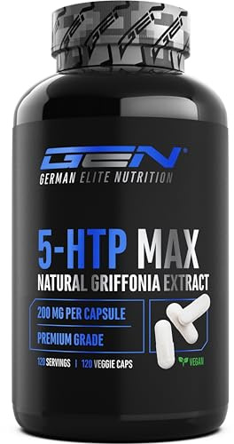 GEN GERMAN ELITE NUTRITION 5-HTP MAX - 200 mg 5-HTP - 120 Kapseln