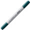 COPIC Ciao Marker Typ BG - 09, Blue Green, vielseitiger Layoutmarker, mit einer mittelbreiten und einer Brush-Spitze