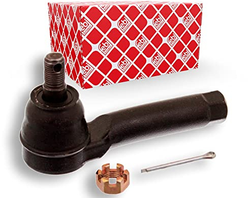 febi bilstein 41953 Spurstangenendstück mit Kronenmutter und Splint, 1 Stück